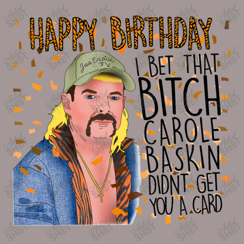 Joe Exotic Funny Birthday Card Tiger King Vintage Hoodie by Nitastudioz | Artistshot