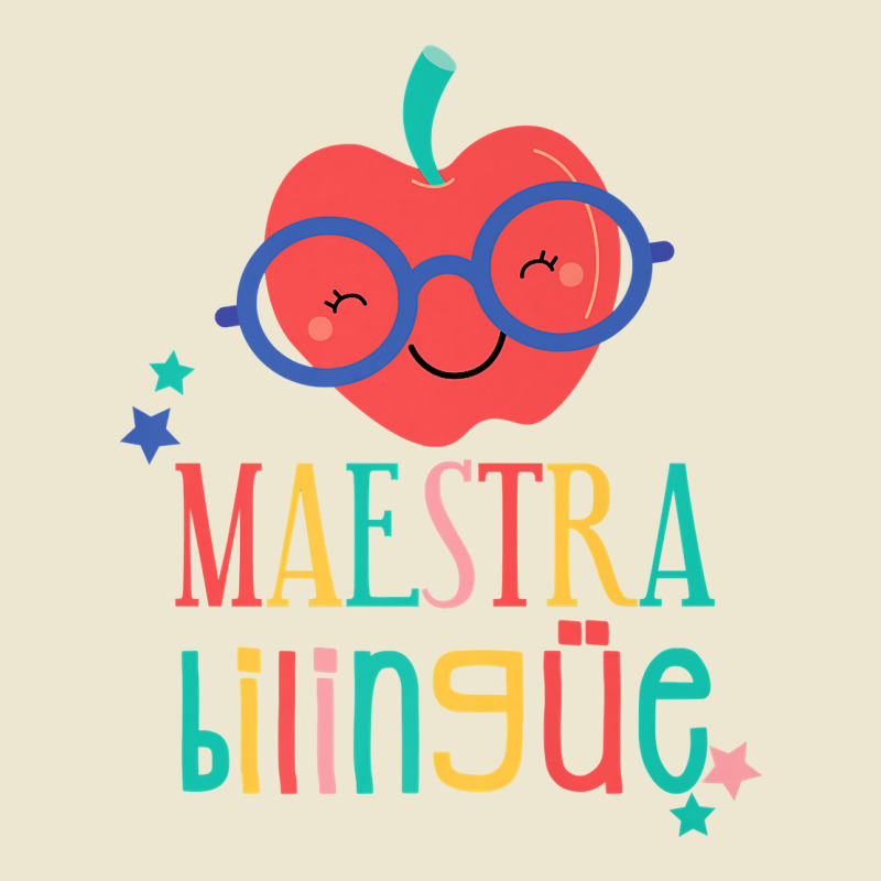 Cute Maestra Bilingue Bilingual Teacher Premium T Shirt Cropped Hoodie by puawhla | Artistshot