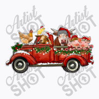 Christmas Truck With Farm Animals T-shirt | Artistshot