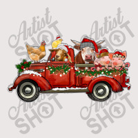 Christmas Truck With Farm Animals Pocket T-shirt | Artistshot