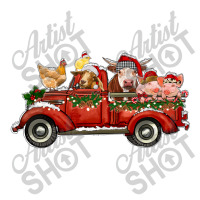 Christmas Truck With Farm Animals Zipper Hoodie | Artistshot