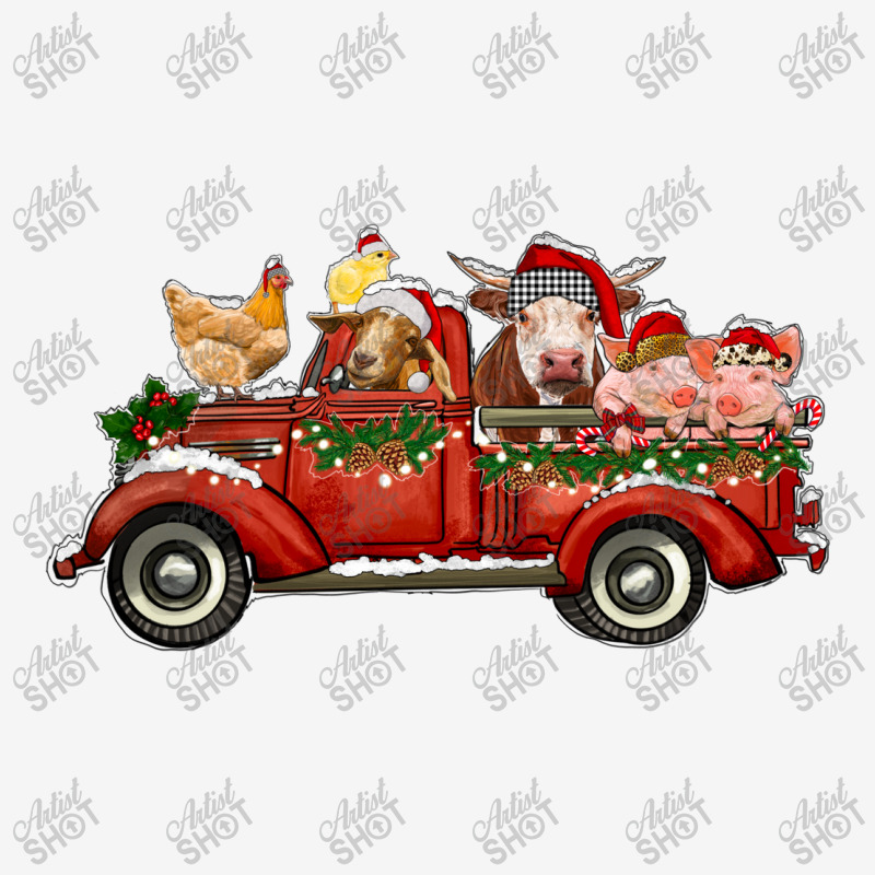 Christmas Truck With Farm Animals Classic T-shirt by RanaPortraitStore | Artistshot