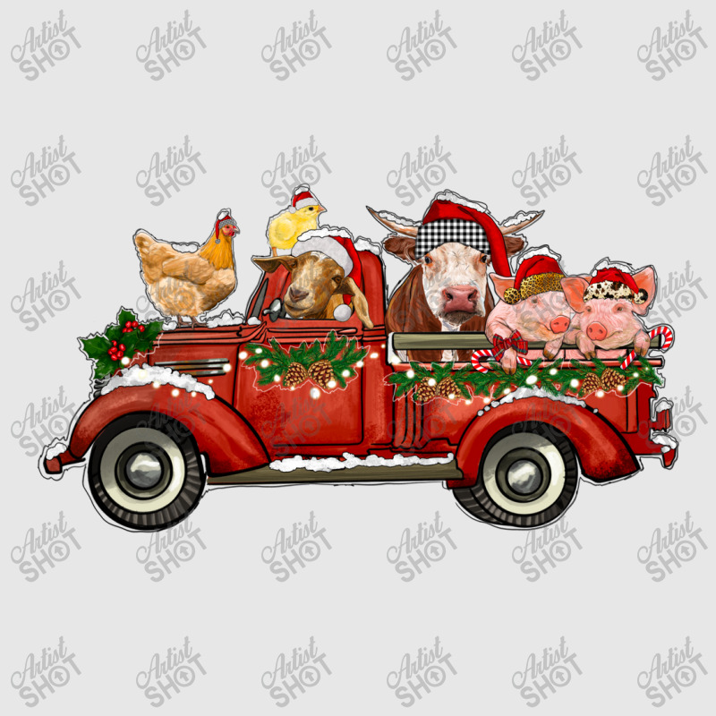 Christmas Truck With Farm Animals Hoodie & Jogger set by RanaPortraitStore | Artistshot