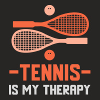 Tennis Gifts T  Shirt Tennis Is My Therapy T  Shirt Ladies Fitted T-shirt | Artistshot