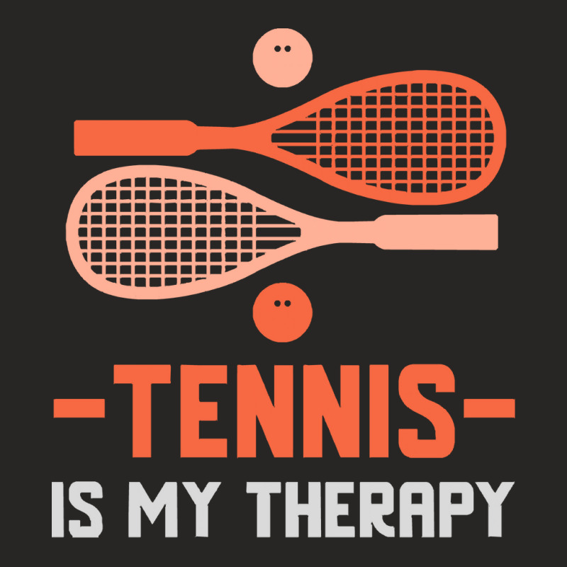 Tennis Gifts T  Shirt Tennis Is My Therapy T  Shirt Ladies Fitted T-Shirt by ponykookaburra | Artistshot