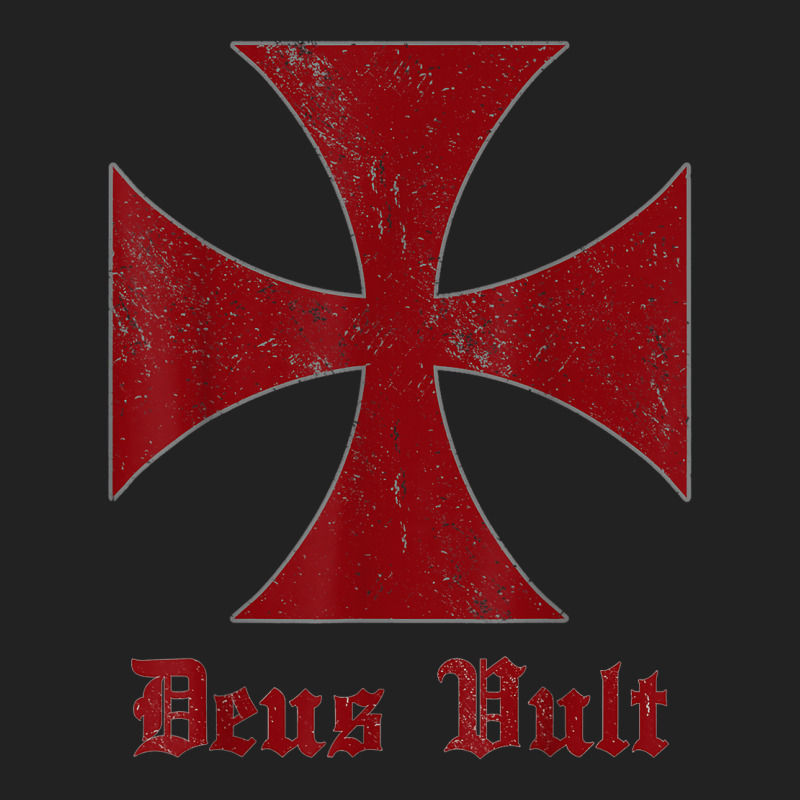 Deus Vult Templar Order Knights Templar Holy Cross Helmet T Shirt Backpack | Artistshot