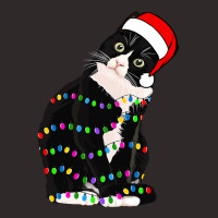 Cat Wrapped Up In Christmas Lights 98 Racerback Tank | Artistshot