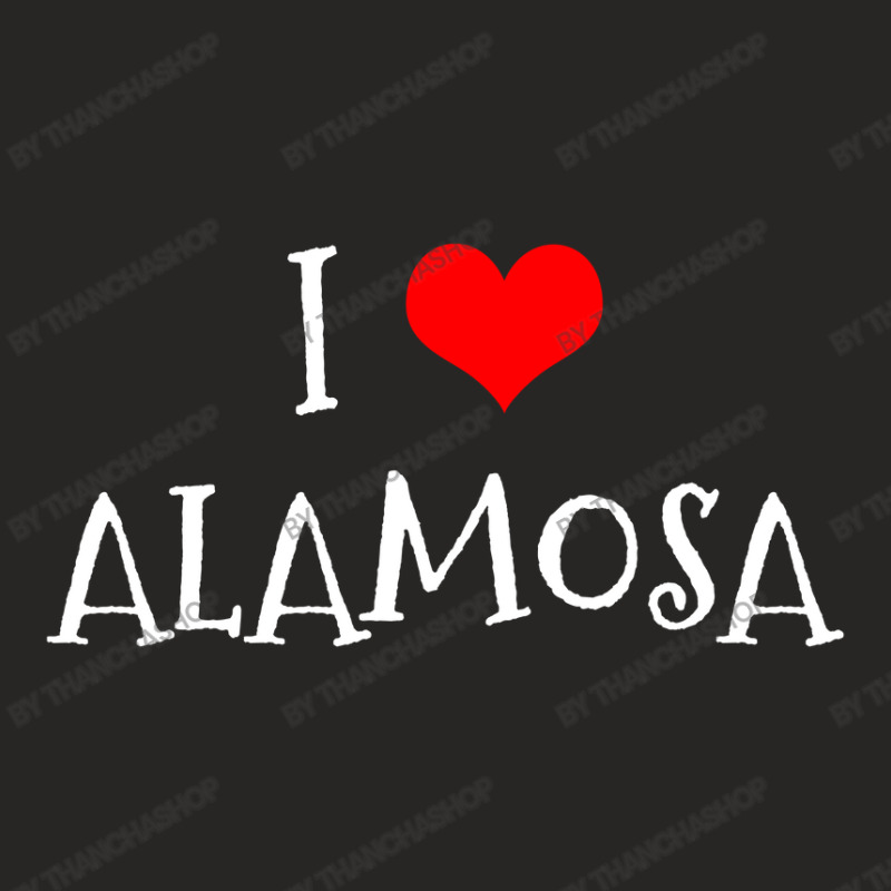 I Love Alamosa County Ladies Fitted T-Shirt by thanchashop | Artistshot