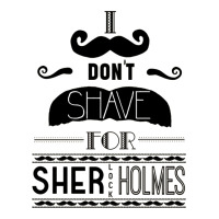 I Don't Shave For Sherlock Holmes Men's Long Sleeve Pajama Set | Artistshot