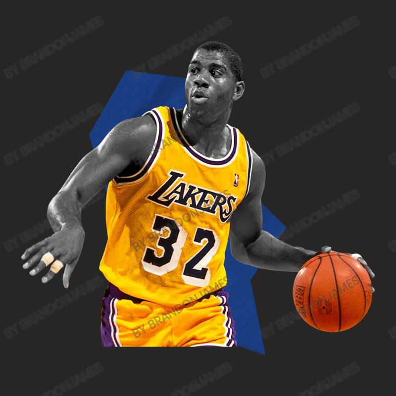 Magic Johnson Ladies Fitted T-Shirt by BrandonJames | Artistshot