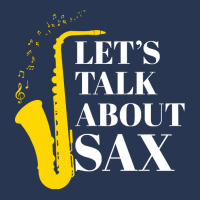 Saxophone Pun T  Shirt Let’s Talk About Sax Men Denim Jacket | Artistshot