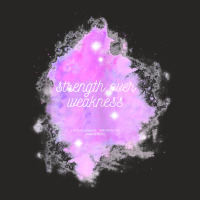 Strength Over Weakness   Osteogenesis Imperfecta Awareness Tank Top Ladies Fitted T-shirt | Artistshot