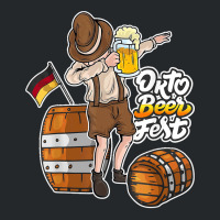 Cool Dabbing German Man With Beer Mug Shirt Oktoberfest T Shirt Crewneck Sweatshirt | Artistshot