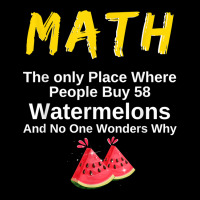 Funny Math And Watermelons Mathematics Calculation Numbers T Shirt Lightweight Hoodie | Artistshot