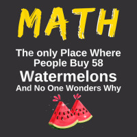 Funny Math And Watermelons Mathematics Calculation Numbers T Shirt Vintage Hoodie And Short Set | Artistshot