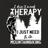 Mountainbike T Shirtmtb Mountain Bike Gift Men Therapy T Shirt Ladies Fitted T-shirt | Artistshot