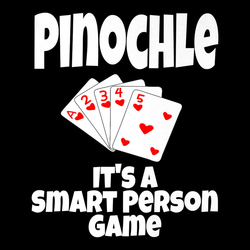 Funny Pinochle It's A Smart Person Game Card Game Playing Premium T Sh Adjustable Cap by agueron | Artistshot