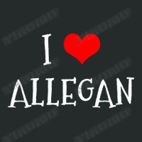 I Love Allegan County Women's Triblend Scoop T-shirt | Artistshot