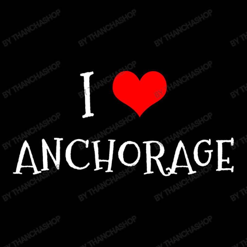 I Love Anchorage County Zipper Hoodie by thanchashop | Artistshot