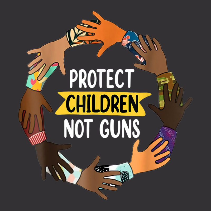 Protect Children Not Guns Wear Orange Day Vintage Hoodie by VictorCruz | Artistshot