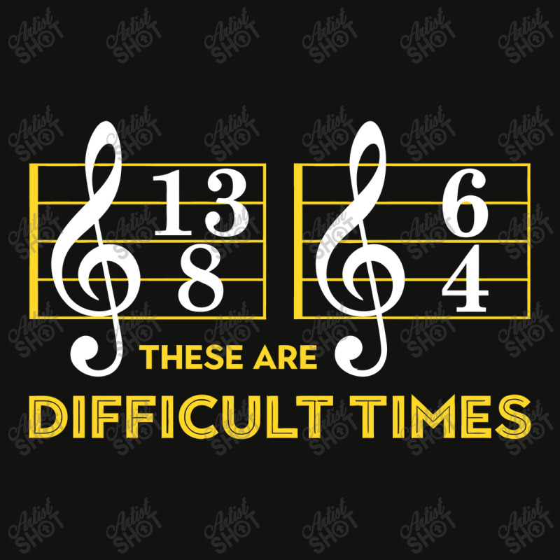 These Are Difficult Times T Shirt Music Lover Gifts Scorecard Crop Tee | Artistshot