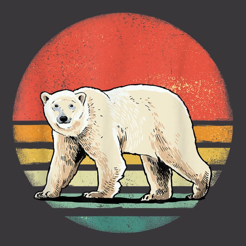 Retro Vintage Polar Bear Cool Polar Bear Lover Ladies Curvy T-Shirt by Hoang95 | Artistshot