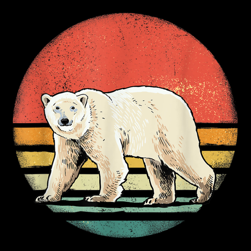 Retro Vintage Polar Bear Cool Polar Bear Lover Maternity Scoop Neck T-shirt by Hoang95 | Artistshot