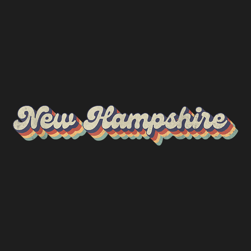 Vintage 70's Hippie Usa State   Retro New Hampshire T Shirt Classic T-shirt by dornakgb | Artistshot