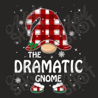 Dramatic Gnome Buffalo Plaid Matching Family Christmas T Shirt Ladies Fitted T-shirt | Artistshot