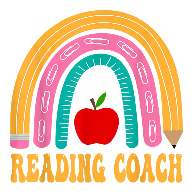 Reading Coach Rainbow Pencil Back To School Appreciation T Shirt Maternity Scoop Neck T-shirt by survisgn | Artistshot