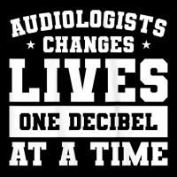 Womens Audiologist Changes Lives One Decibel At A Time Audiology Tank Unisex Jogger | Artistshot