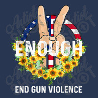 Enough End Gun Violence No Gun Ladies Denim Jacket | Artistshot