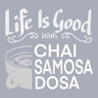 India Food Culture Chai Samosa Desi Humor Funny T Shirt Tank Dress | Artistshot