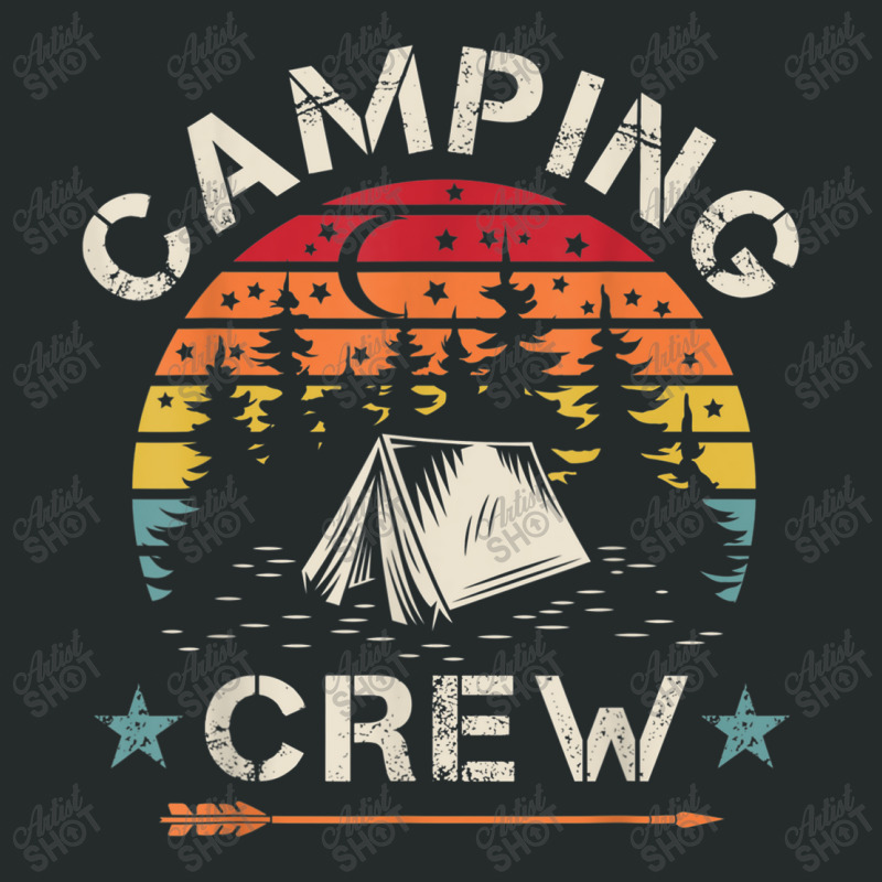 Camping Crew Women's Triblend Scoop T-shirt by moonlight2270 | Artistshot