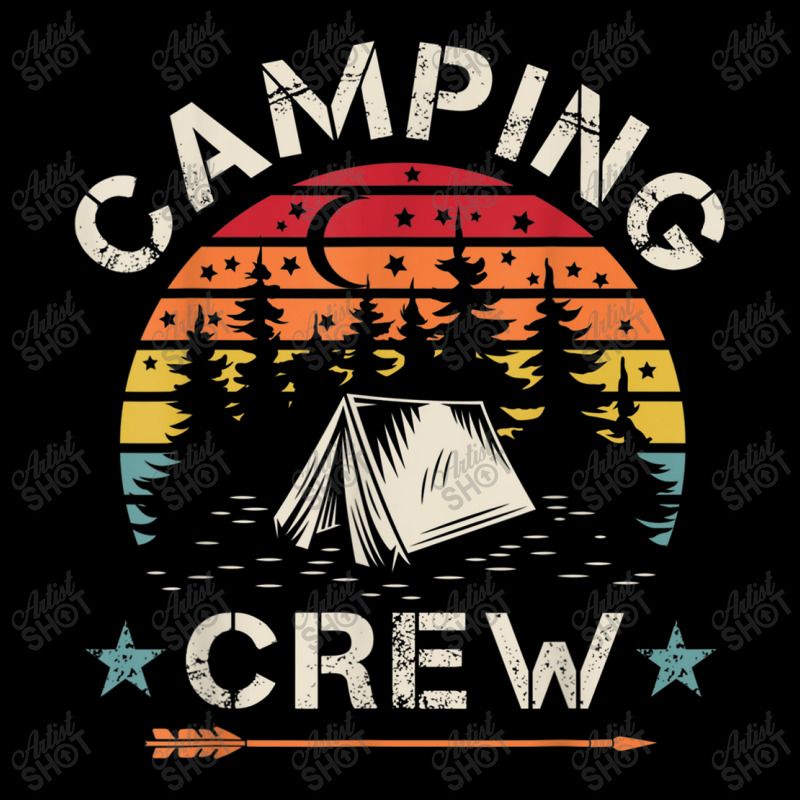 Camping Crew Cropped Hoodie by moonlight2270 | Artistshot