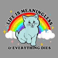 Life Is Meaningless Everything Dies Cute Nihilism Design T Shirt Women's V-neck T-shirt | Artistshot