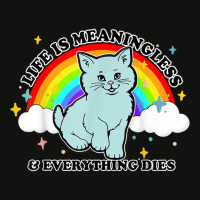 Life Is Meaningless Everything Dies Cute Nihilism Design T Shirt Scorecard Crop Tee | Artistshot