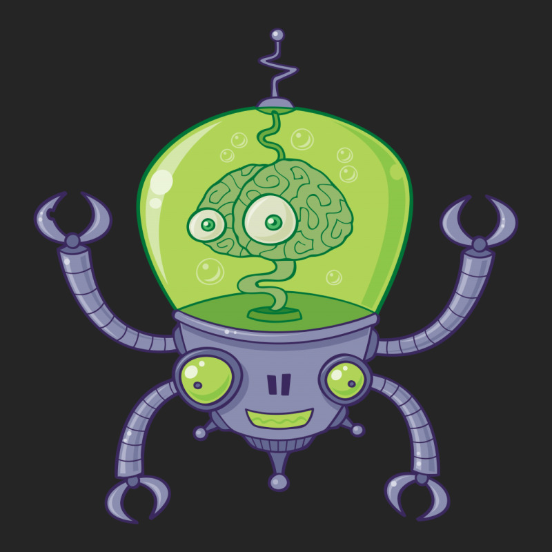 Brainbot Robot With Brain Unisex Hoodie by fizzgig | Artistshot