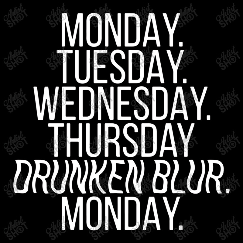 Monday Tuesday Wednesday Drunken Blur Pocket T-shirt | Artistshot