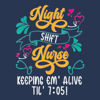 Night Shift Nurse Medical Hospital Nursing T Shirt Men Denim Jacket | Artistshot