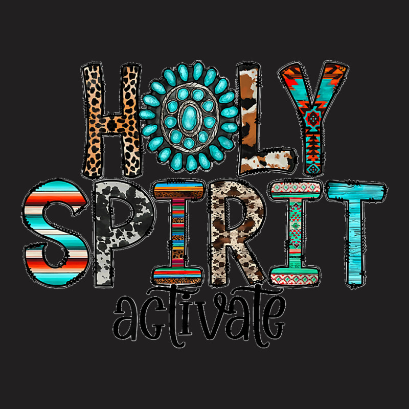 Holy Spirit Activate Western Leopard Christian Religious Premium T Shi T-shirt | Artistshot