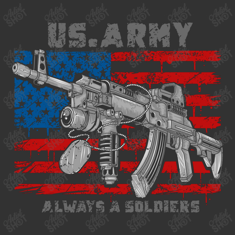 America Usa Army Machine Gun Baby Bodysuit by Vishaka | Artistshot