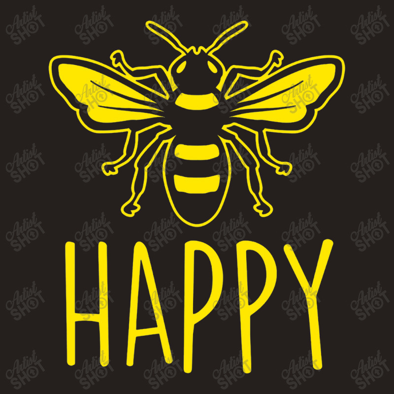 Bee Happy Tank Top | Artistshot