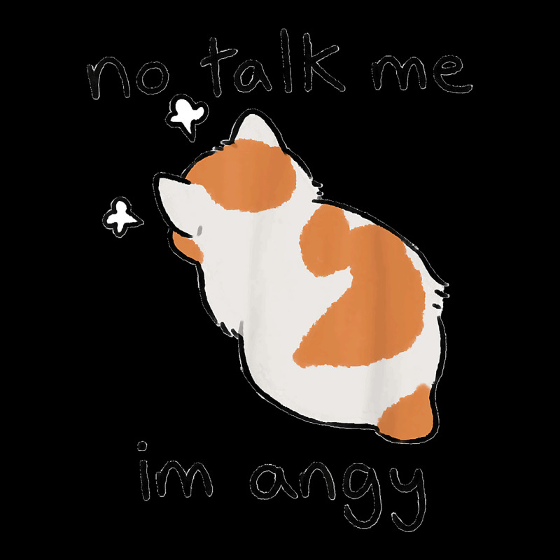 No Talk Me   I'm Angry Funny Cute Anime Cat Neko Lover T Shirt Long Sleeve Shirts | Artistshot