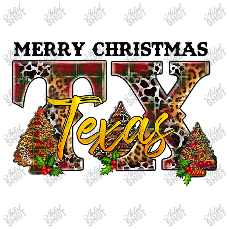 Country Cow Print Leopard Plaid Merry Christmas Texas T Shirt V-Neck Tee by Jeremy_Hutson | Artistshot