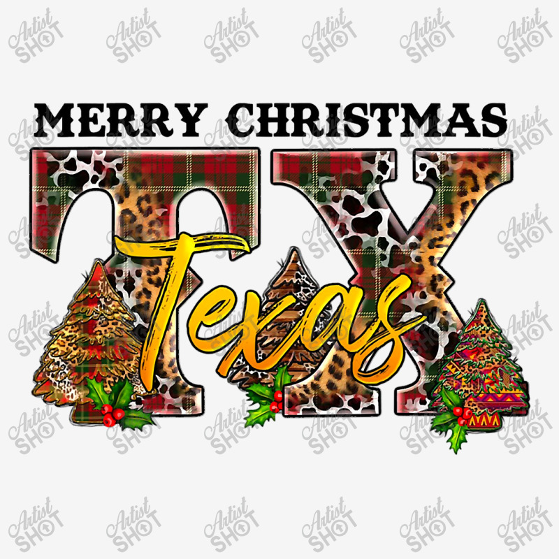 Country Cow Print Leopard Plaid Merry Christmas Texas T Shirt Classic T-shirt by Jeremy_Hutson | Artistshot