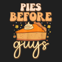 Pies Before Guys Funny Foodie Meme Pumpkins Thanksgiving T Shirt Ladies Polo Shirt | Artistshot