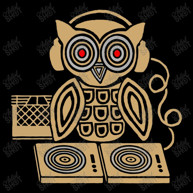 Headphones Owl V-neck Tee | Artistshot