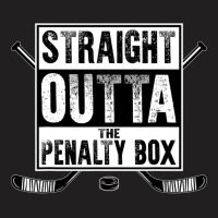 Ice Hockey Player Gift Straight Outta The Penalty Box Shirt T-shirt | Artistshot