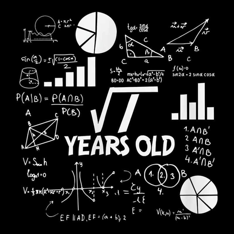 Birthday Square Root Math Problem Fun Calculation 1st Bday T Shirt Adjustable Cap by survisgn | Artistshot